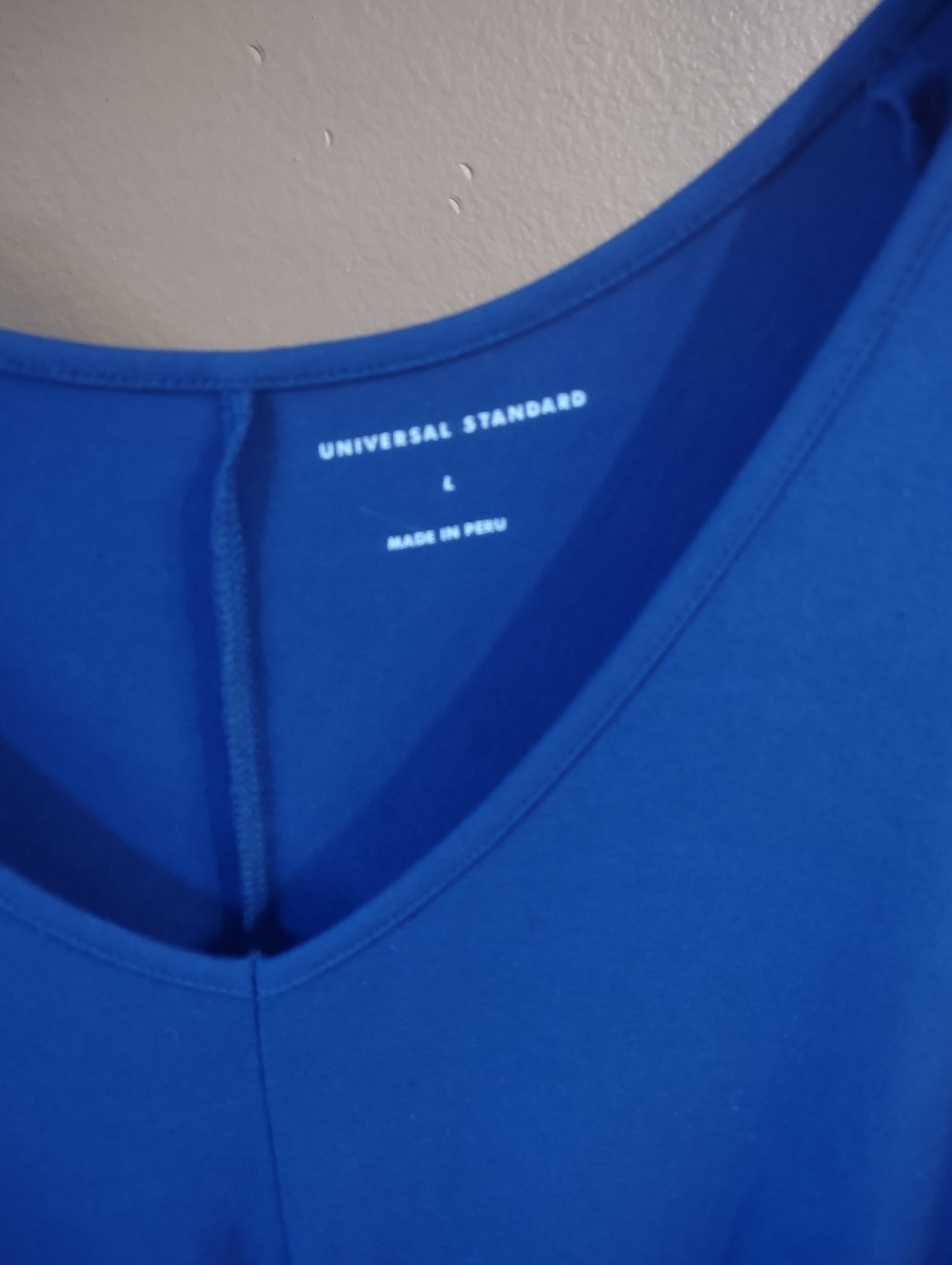 Universal Standard Royal Blue V-Neck High Low Maxi Dress - Picture 3 of 7